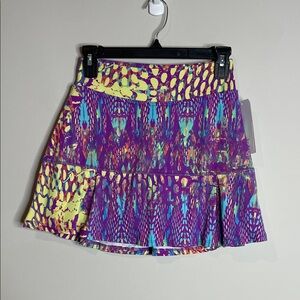Dona Jo | Women’s Colorful Performance Skort Size Small NWT